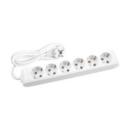 Viko 90113403 Multi-Led Beyaz Topraklı Kablolu Çocuk Korumalı 3 mt Dörtlü Grup Priz