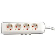 Viko 90113405 VM45 Multi-Let 4'lü 5 mt Topraklı Kablolu Priz