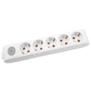 Viko 90117500 Multi-Let Topraklı Anahtarlı 5'lı Grup Priz
