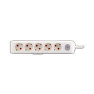 Viko 90117503 Multi-Led Beyaz Anahtarlı Topraklı Kablolu Çocuk Korumalı 3 mt Beşli Grup Priz
