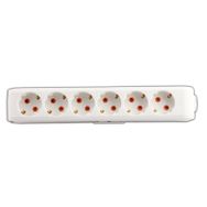 Viko 90117600 Multi-Let Topraklı Anahtarlı 6'lı Grup Priz