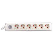 Viko 90117602 Multi-Let Topraklı Anahtarlı 6'lı Grup Priz