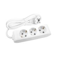 Viko 90133302 Topraklı Kablolu Çocuk Korumalı 2 mt Multi-Let Siyah Üçlü Grup Priz