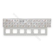 Viko 90960205 Karre Beyaz 3'lü Paket Altılı Çerçeve