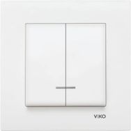 Viko 90967050 Karre Meridian Beyaz Işıklı Komütatör