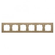 Viko 92190626 6'lı Novella Bronz Çerçeve