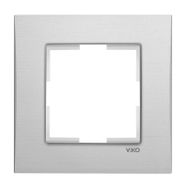 Viko 92192321 Novella Eloxal Gümüş Metal Tekli Çerçeve