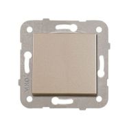 Viko 92605101 Artline Novella Saten Tekli Anahtar Çerçevesiz Priz