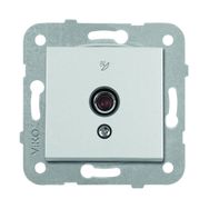 Viko 92605697 Artline Novella Metalik Beyaz Uydu F Konnektörlü Sonlu Çerçevesiz Priz