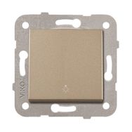 Viko Artline Novella Bronz Light Yaylı Çerçevesiz Anahtar