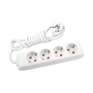 Viko By Panasonic 90113402 Multi-Let Topraklı Kablolu Çocuk Korumalı 2 mt Dörtlü Priz