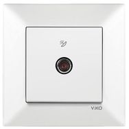 Viko By Panasonic F Konnektörlü Sonlu Beyaz Meridian Uydu Prizi