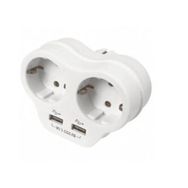 Viko İkili Topraklı ve 2.1 Amper Çift Usb Çıkışlı Fiş