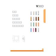 Viko Kardelen 4'lü Beyaz Çerçeve