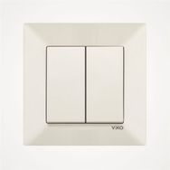 Viko Meridian Krem Komütatör Anahtar
