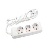 Viko Multi-let 3'lü Topraklı 3 Metre Kablolu Çocuk Korumalı Priz
