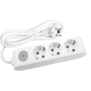 Viko Multi-Let 3'lü Topraklı Çocuk Korumalı Anahtarlı 2 mt Priz
