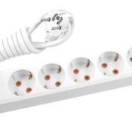 Viko Multi-let Altılı 5 Metre Kablolu Klemens Anahtarlı Grup Priz