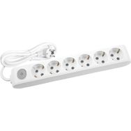 Viko MULTI-LET Anahtarlı Çocuk Korumalı 1 mt 6'lı Topraklı Priz