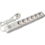 Viko Multi-Let Anahtarlı Topraklı Kablolu Çocuk Altılı Priz