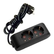Viko Multi-Let Siyah İkili Ç.K. Topraklı Priz