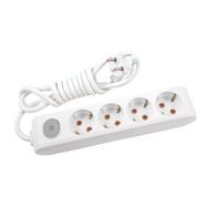 Viko Multi Let Topraklı Beyaz 5 m 4'lü Priz