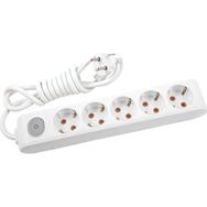 Viko Multi Let Topraklı Beyaz 5 m 5'li Priz