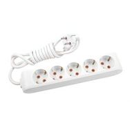Viko Multi-Let Topraklı Kablolu 1 m Beyaz Çocuk Korumalı Beşli Priz