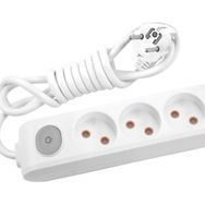Viko Multi-let Üçlü 3 Metre Klemensli Anahtarlı Grup Priz