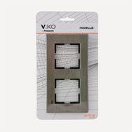 Viko Novella Eloxal Bronz İkili Çerçeve