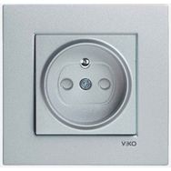 Viko Novella Füme Çocuk Korumalı Ups Priz