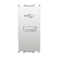 Viko Panasonic 1M Alt Kapak Modüler Opak Beyaz USB Konnektör