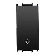 Viko Panasonic 1M Modüler Siyah Light Yaylı Anahtar Kapak