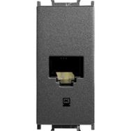 Viko Panasonic Thea 1 m Cat-6 E Alt Kapak Modüler Füme Data İnternet Prizi