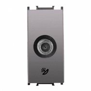 Viko Panasonic Thea 1 m F Konnektörlü Sonlu Alt Kapak Modüler Antrasit Uydu Prizi