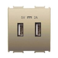 Viko Panasonic Thea 2 m 5 V 2 A Alt Kapak Modüler Dore USB Şarj Prizi