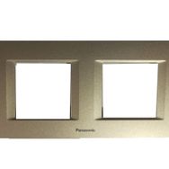 Viko Panasonic Thea 2x2M Optima Serisi Dore Renk Çerçeve