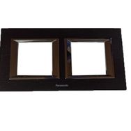 Viko Panasonic Thea 2x2M Ultima Metal Eloxal Siyah Renk Çerçeve