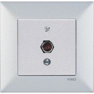 Viko Panasonic Thea Blu Füme Mekanizma Hariç Tv Prizi Düğme