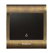 Viko Panasonic Thea Blu Light Antique Dore Kapak Siyah Anahtar Çerçeve