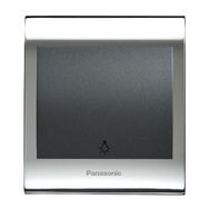 Viko Panasonic Thea Blu Light Chrome Beyaz Kapak Füme Anahtar Çerçeve