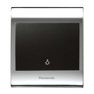 Viko Panasonic Thea Blu Light Chrome Beyaz Kapak Siyah Anahtar Çerçeve