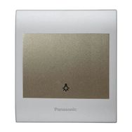 Viko Panasonic Thea Blu Light Chrome Matt Beyaz Kapak Dore Anahtar Çerçeve