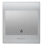 Viko Panasonic Thea Blu Light Chrome Matt Kapak Metalik Beyaz Anahtar Çerçeve