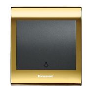 Viko Panasonic Thea Blu Light Gold Dore Kapak Füme Anahtar Çerçeve