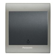Viko Panasonic Thea Blu Light Inox Beyaz Kapak Füme Anahtar Çerçeve