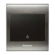 Viko Panasonic Thea Blu Light Inox Beyaz Kapak Siyah Anahtar Çerçeve