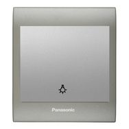 Viko Panasonic Thea Blu Light Inox Matt Dore Kapak Metalik Beyaz Anahtar Çerçeve