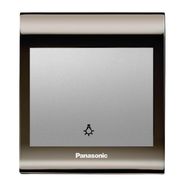 Viko Panasonic Thea Blu Light Una Füme Kapak Metalik Beyaz Anahtar Çerçeve