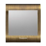 Viko Panasonic Thea Blu Tekli Antique Dore Kapak Metalik Beyaz Anahtar Çerçeve
